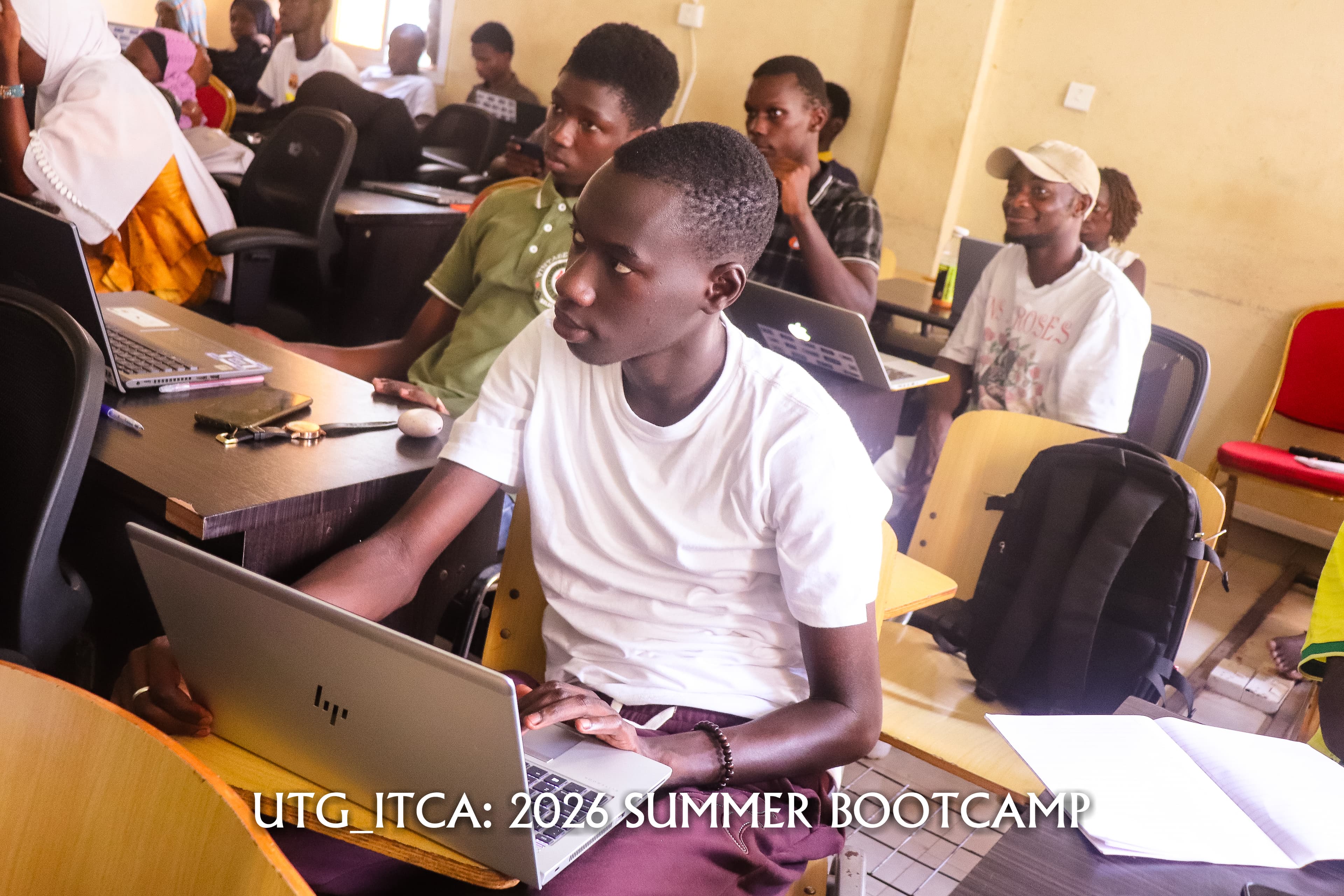 Students at an ITCA bootcamp skills session